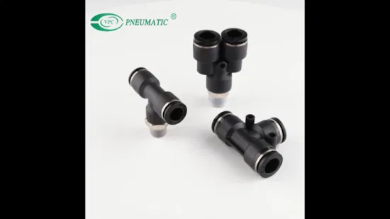 Push in Fittings Push Lock Pneumatic One Touch Air Connectors